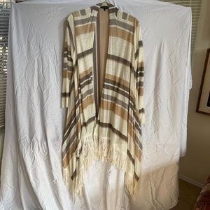 ZOZO long sleeve  stripped cardigan SZ XL